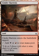 Cinder Barrens (Amonkhet) - Planeswalker Deck Exclusives